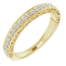 14K Yellow 1/3 CTW Diamond Anniversary Band - 123998601P