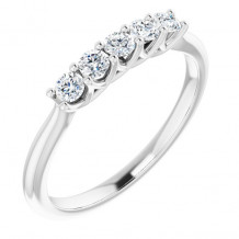 14K White 1/3 CTW Diamond Anniversary Band - 1238736004P