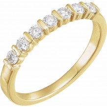 14K Yellow 1/3 CTW Diamond Anniversary Band - 60232207480P