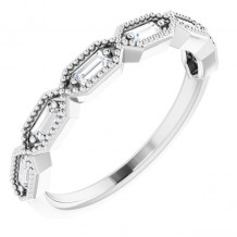 14K White 1/5 CTW Diamond Anniversary Band - 123533600P