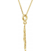 14K Yellow Decorative 18 Necklace - 855951003P