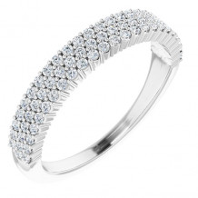 14K White 1/3 CTW Diamond Anniversary Band - 123622600P