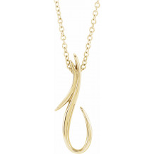 14K Yellow Freeform 16-18 Necklace - 86734601P