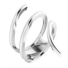 14K White Freeform Ring - 65211960001P