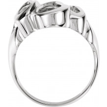 14K White Freeform Ring - 550737111P