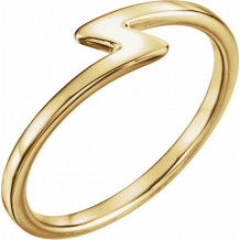 14K Yellow Stackable Ring - 51656102P