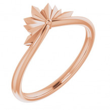 14K Rose Starburst Ring - 52004103P