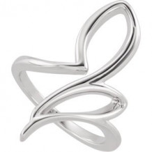 14K White Freeform Ring - 510441002P