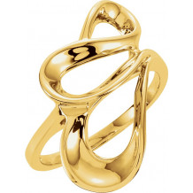 14K Yellow Freeform Ring - 526221243P