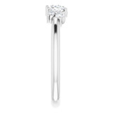 Platinum 1/3 CTW Diamond Multi-Shape Ring - 123930603P photo 4