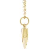 14K Yellow Geometric 16-18 Necklace - 86637601P photo 2