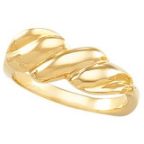 10K Yellow Metal Fashion Ring - 524611208P photo