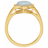 14K Yellow Opal Ring - 7180460001P photo 2