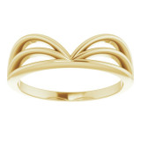 14K Yellow Crown Ring - 51761102P photo 3