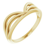 14K Yellow Crown Ring - 51761102P photo