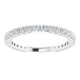 14K White 1/2 CTW Diamond Anniversary Band - 1236556004P photo 3