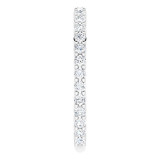 14K White 1/2 CTW Diamond Anniversary Band - 1236556004P photo 4