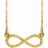 14K Yellow Rope Infinity-Inspired 18 Necklace - 865616001P photo
