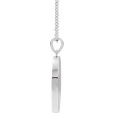 14K White Allah Necklace - 86974200P photo 2