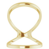 14K Yellow Freeform Ring - 65194260000P photo 3