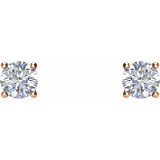 14K Rose 1/3 CTW Diamond Stud Earrings - 6753560047P photo 2