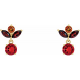 14K Yellow Multi-Gemstone Earrings - 86874601P photo 2