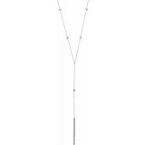 14K White 1/3 CTW Diamond Y 15-17 Necklace - 65346660000P photo