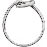 14K White Knot Design Ring - 861771000P photo 4