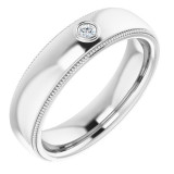 14K White .06 CTW Diamond Ring - 1232146042P photo