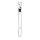 14K White 1/2 CTW Diamond Anniversary Band - 1239706012P photo 4
