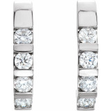14K White 1 CTW Diamond Earrings - 8983600P photo 2