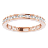 14K Rose 3/8 CTW Diamond Stackable Ring - 67402103P photo 3