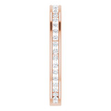 14K Rose 3/8 CTW Diamond Stackable Ring - 67402103P photo 4