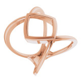 14K Rose Freeform Ring - 65194360002P photo