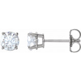 14K White 1 CTW Diamond Earrings - 187460064P photo