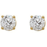14K Yellow 1/5 CTW Diamond Stud Earrings - 6753560015P photo 2