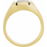14K Yellow Onyx Bezel-Set Ring - 60691209270P photo 2