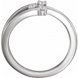 14K White 1/5 CTW Diamond Freeform Ring - 123141600P photo 2
