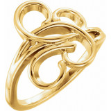 14K Yellow Freeform Ring - 51524102P photo