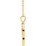 14K Yellow Interlocking Circle 18 Necklace - 86594601P photo 2