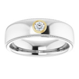 14K White & Yellow 1/6 CTW Diamond Ring - 1232146009P photo 3