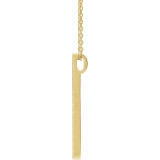 14K Yellow Sculptural-Inspired Bar 16-18 Necklace - 86973202P photo 2
