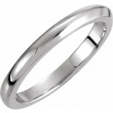 14K White 2.25 mm Solstice Solitaireu00ae Tapered Knife Edge Matching Band 10 - 50111212655P photo