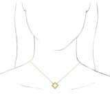 14K Yellow Vintage-Inspired Geometric 18 Necklace - 86922606P photo 3