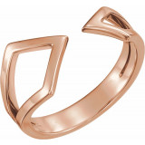 14K Rose Geometric Ring - 51640103P photo