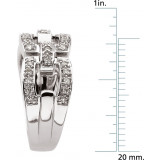 14K White 1/3 CTW Diamond Fashion Ring - 63299294039P photo 4