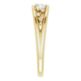 14K Yellow 1/6 CTW Diamond Negative Space Ring - 124185601P photo 4