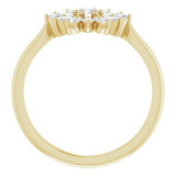 14K Yellow 1/2 CTW Diamond Vintage-Inspired Ring - 123944601P photo 2