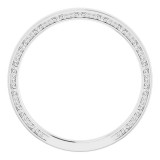 14K White 2 mm Sculptural-Inspired Band Size 7 - 51593101P photo 2