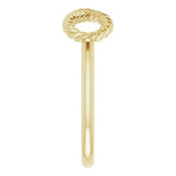 14K Yellow Infinity-Inspired Rope Ring - 51724102P photo 4